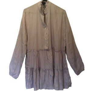 NWT Coco + Carmen lavender ruffle mini dress sz L/XL